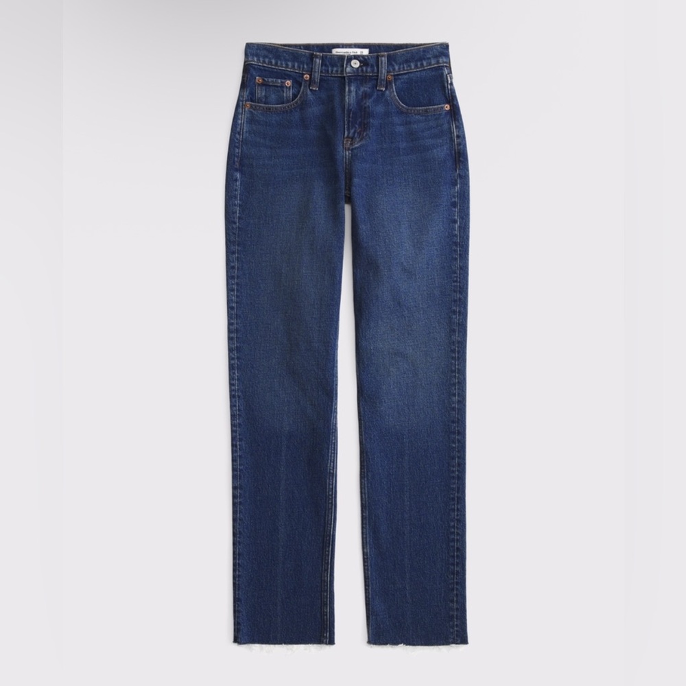 NWT Abercrombie & Fitch Mid Rise 90’s Straight Jeans